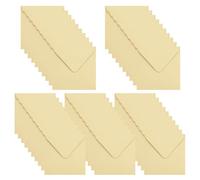 ZSUIQIN 50 Pièces Enveloppe de Papier Vintage, Petite Enveloppe, Mini Enveloppes Vierges en papier, pour les cadeaux, cartes de vœux, cartes d'invitation, cartes postales, coupons(carte non incluse)