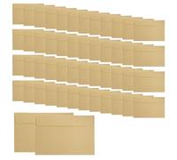 ZSUIQIN 50 Pièces Enveloppe de Papier Vintage,petite enveloppe,mini enveloppes vierges en papier,pour les cadeaux, cartes de vœux, cartes d'invitation, cartes postales, coupons(carte non incluse)