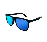 ZSUN Lunettes de soleil avec lentilles réfléchissantes colorées UV400 avec tempes givrées protection solaire et style décontracté COD.1367, bleu