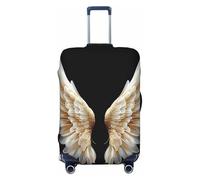 ZSUUGJ Angel Wing Housse de protection élastique pour bagages, anti-poussière et résistante aux rayures, convient aux valises de 45,7 à 81,3 cm, Noir , S