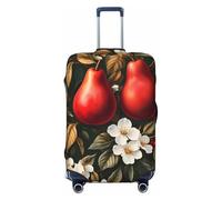 ZSUUGJ Apple Blossom Beauty Protecteur de bagage élastique anti-poussière et résistant aux rayures Convient aux valises de 45,7 à 81,3 cm, Noir , M