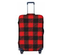 ZSUUGJ Buffalo Housses de bagages pour valise, élastiques, anti-rayures, en élasthanne, adaptées aux bagages de 45,7 à 81,3 cm, noir, taille XL, Noir , xl