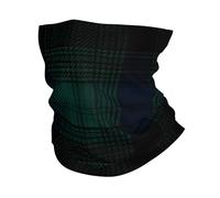 ZSUUGJ Cache-cou écossais à carreaux verts et bleus - Protection UV - Bandana - Cagoule pour le sport, le cyclisme, la course à pied, la randonnée