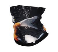 ZSUUGJ Cache-cou japonais en forme de poisson koï Protection UV Bandana, bandeau de tête, cagoule pour le sport, le cyclisme, la course à pied, la randonnée