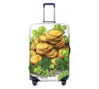 ZSUUGJ Clover Housse de protection élastique pour bagages de 45,7 à 81,3 cm, anti-poussière et résistante aux rayures, Noir , XL