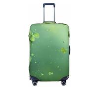 ZSUUGJ Clover Housse de protection élastique rétro pour valises de 45,7 à 81,3 cm, Noir , S