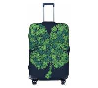 ZSUUGJ Combinaison Clover Housse de protection élastique pour valises de 45,7 à 81,3 cm, Noir , M