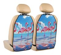 ZSUUGJ Flamingo Tapis de protection imperméable pour siège de voiture, camion et SUV, facile à installer et à nettoyer