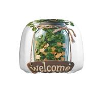 ZSUUGJ Housse d'appui-tête de la Saint-Patrick - 1 pièce - Housse élastique douce et extensible - Protège l'appui-tête de la poussière - Facile à installer pour la plupart des voitures