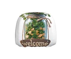 ZSUUGJ Housse d'appui-tête de la Saint-Patrick - 1 pièce - Housse élastique douce et extensible - Protège l'appui-tête de la poussière - Facile à installer pour la plupart des voitures