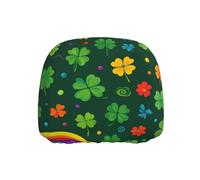 ZSUUGJ Housse d'appui-tête magique de la Saint-Patrick 1 pièce - Housse élastique douce et extensible, protège l'appui-tête de la poussière, facile à installer pour la plupart des voitures