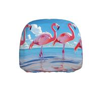 ZSUUGJ Housse de protection universelle pour appuie-tête de siège de voiture Flamingo - Tissu doux - Facile à installer - Durable