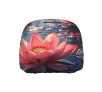 ZSUUGJ Housse de siège de voiture universelle réglable en tissu doux, facile à installer, durable et motif fleur de lotus et papillon