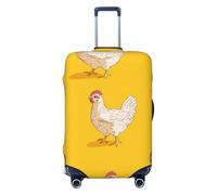 ZSUUGJ Housses de bagage de voyage en élasthanne pour valise, protection élastique, anti-rayures, convient aux bagages de 45,7 à 81,3 cm, Noir , L