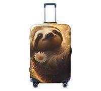 ZSUUGJ Hug Tree Housse de bagage paresseux pour valise, protection élastique, anti-rayures, élasthanne, convient aux bagages de 45,7 à 81,3 cm, Noir , xl