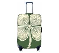ZSUUGJ Lucky Clover Symbol Protection de Bagage Elastique Anti-Poussière et Anti-Rayures Housse de Voyage Housse pour Valise de 45,7 à 81,3 cm, Noir , S