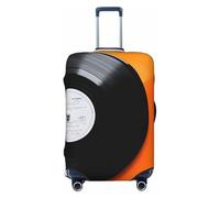 ZSUUGJ Phonograph Housse de protection élastique pour valises de 45,7 à 81,3 cm, Noir , M