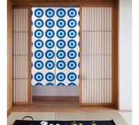 ZSUUGJ Rideau de porte en tissu doux et élégant contre le mauvais œil, séparateur de pièce pour l'intimité et blocage de la lumière, idéal pour le salon, la chambre à coucher, la cuisine, le bureau