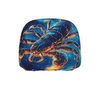 ZSUUGJ Scorpio Housse universelle pour appuie-tête de siège de voiture réglable en tissu doux facile à installer et durable