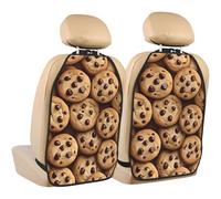 ZSUUGJ Tapis de protection de siège de voiture résistant aux chocs et aux pépites de chocolat pour voitures, camions et SUV, facile à installer et à nettoyer