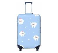 ZSUUGJ Tooth Fairy Housse de protection élastique pour bagages de 45,7 à 81,3 cm, Noir , XL