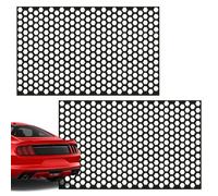 ZSWXDJIZN 2 Pièces Autocollants pour Feux de Voiture en nid d'abeille pour Skoda Kamiq Monte Carlo (2023 2024), Film Couverture Lampe feu arrière