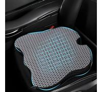 ZSWXDJIZN Coussin de Siège de Voiture pour Ford EcoSport II 2017-2022, Coussin Siège Voiture Rehausseur Adulte en Mousse Mémoire Coussin Orthopédique,Grey