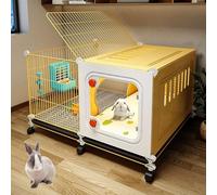 ZSXZCBDQ Cage Imperméable pour Cochon d'Inde, Maison pour Lapin D'intérieur, Clôture pour Lapin, pour Petits Animaux(70 * 45 * 45cm)