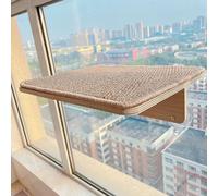 ZSXZCBDQ Etagere Murale Chat À Plusieurs Niveaux en Bois De Bouleau et Ventouses | Mobilier Mural pour Chat, Étagères, Plateformes de Saut et Cachettes Douillettes(42 * 31 * 10)