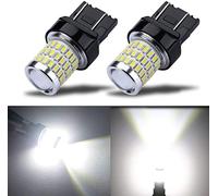 ZSZT 7443 7440 T20 W21/5W Ampoules LED Super Lumineuses,12V 24V Blanc Xénon, pour Clignotant Inverse Frein Queue Stop Parking RV Lumières (Lot de 2)