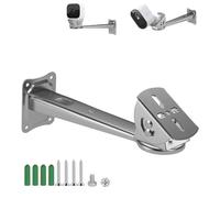 ZT-NET Support Mural en Acier Inoxydable pour Caméra de Surveillance, Bras d'Extension Compatible avec Eufy Solocam S220, Installation Intérieur et Extérieur