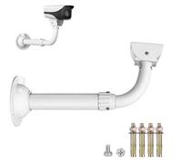 ZT-NET Support Mural Extensible en métal Solide pour caméras de Surveillance de sécurité, Support de Montage réglable de 30-60cm pour caméra de sécurité CCTV IP, Montage Mural et Plafond, J-Pole