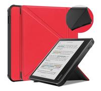 ZTAOOPOU Antichoc Housse pour KOBO Libra Colour Coque - Étui KOBO Libra Colour 7" Liseuse eBook Housse avec Support Pliant Housse Protection Coque (Rouge)
