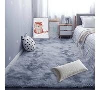 ZTAOPSH Tapis de Chambre Doux 170 x 200 cm Intérieur Moelleux Épais Tapis Chambre Modernes Doux Moelleux pour Bureau Couloir, Gris Clair