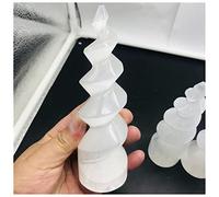 ZTBH Cristal de méditation Naturel Pierre de Cristal Spirale Transparente Naturelle, décoration de la Maison Pierre de Cristal (Color : 10cm, Taille : 2pc)