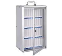 ZTCHSENZT Coffre-Fort Métallique pour Téléphone Portable À 36 Emplacements avec Serrure Transparente, Idéal pour Une Utilisation en Usine Et À L'École,B-36-Bit