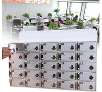 ZTCHSENZT Coffre-Fort Mural pour Téléphone Portable, 100 Emplacements, pour Bureaux, Écoles Et Usines - Solution De Gestion des Appareils Mobiles Optimisée,12Slots