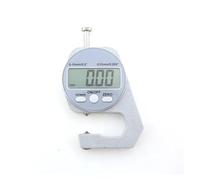 ZTCHSENZT Micromètre, Jauge D'Épaisseur À Affichage Numérique, Micromètre Électronique LCD en Alliage De Zinc, Outil De Mesure D'Épaisseur De Paroi Métrique 0-10/20 Mm,Silver-0-10mm B Thickness