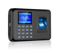 ZTCHSENZT Système De Pointage Biométrique par Empreinte Digitale, Enregistreur De Temps De Présence, Appareil Électronique De Reconnaissance des Employés,