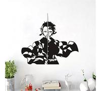 ZTcool Autocollant Mural en Vinyle de Dessin animé Japonais Demon s-Layer, Autocollant de Voiture, Affiche de décoration de Salon de Chambre d'enfants 58x64 cm