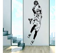 ZTcool Autocollant Mural en Vinyle de Grande Taille, Superstar de Basket-Ball Kobe Bryant, décor créatif de Chambre à Coucher et de Salon, 57cm X 173cm