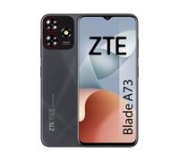 Smartphone ZTE Blade A73 en noir sidéral avec écran HD+ 90 Hz de 6,6"", 720 x 1612 pixels, 4 Go de RAM + 128 Go et processeur