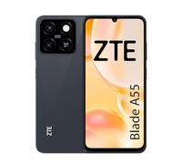 Smartphone ZTE Blade A55 en color Starry Black con pantalla de 6.75"" 90Hz Full HD+, 1080 x 2400 píxeles, 8GB RAM DDR4 + 128GB eMMC y
