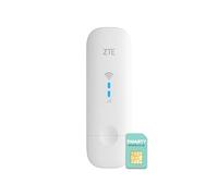 ZTE MF79N Modem USB Wi-FI déverrouillé, Point d'accès Wi-FI de Voyage à Faible coût vers 10 appareils, Ports d'antenne externes (Blanc)