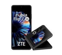 ZTE Nubia Flip 2 5G Smartphone pliable avec IA, 8 Go + 256 Go, écran FHD+ AMOLED 6,9" 120 Hz, appareil photo 50 MP, batterie 4325 mAh, charge rapide 33 W, Android 14, étui inclus, noir