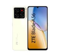 ZTE Smartphone Blade A56 - Android 15, 4 Go RAM + 128 Go, Écran 6,75″ HD+ 90 Hz, Batterie 5000 mAh, Caméra 13 MP, Dual SIM - Floating Gold