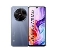 ZTE Smartphone Blade V70 Max - Android 15, 4 Go RAM + 256 Go, Écran 6,9″ HD+ 120 Hz, Caméra 50 MP, Batterie 6000 mAh, Dual SIM & NFC - Gris Galactique