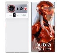 ZTE Smartphone Nubia Z80 Ultra 5G 16/512Go Blanc 6.85'' 144Hz 1.5K UDC Display，Snapdragon® 8 Elite Gen 5，Batterie Super 7200mAh 80W Chargement Rapide Caméra 35 mm et 18 mm Blanc