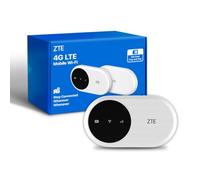 ZTE U10, Wi-FI 6/4G LTE Mobile Wi-FI, Point d'accès Portable débloqué à Faible coût - Blanc Galet