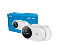 ZTE Routeur U10S Pro - Wi‑Fi 6 GHz, 2,4/5 GHz, Wi‑Fi 4, 4G+ LTE, 32 appareils, 10 h, Blanc
